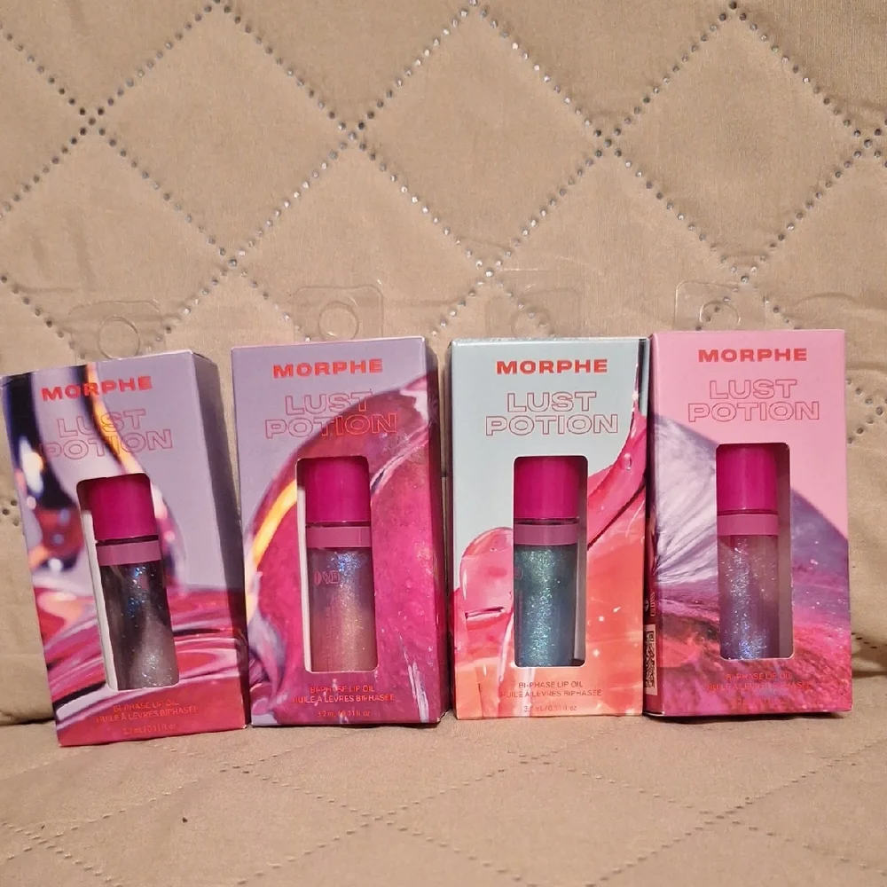 Morphe Lust Potion Gloss Collection - Pink, Blue, Silver And Purple. - Picture 1 of 6